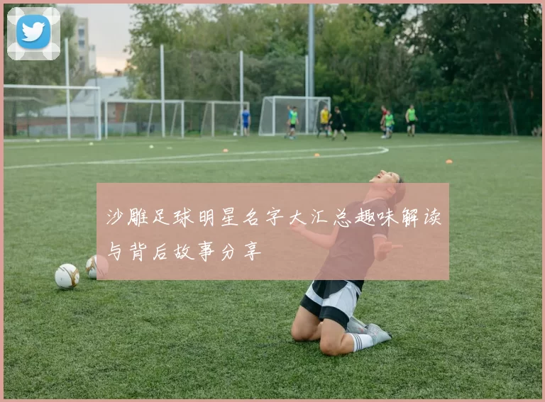 沙雕足球明星名字大汇总趣味解读与背后故事分享